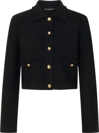 Windsor Gebreide Cardigan - Dames - Vesten - Zwart - M - Truien & Vesten