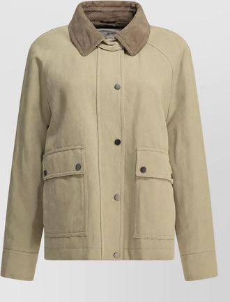 Brunello Cucinelli lightweight cotton linen oversized coat