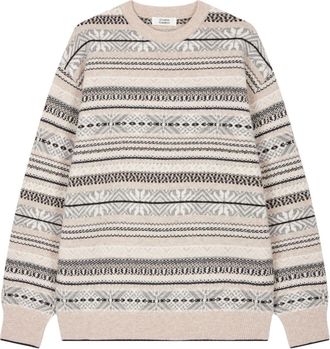 STUDIO TOMBOY selburose-patterned sweater - Neutrals