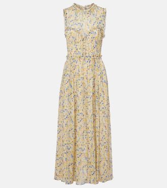 Ulla Johnson Kasia floral silk chiffon maxi dress