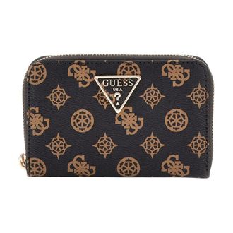 Guess Wallets & Cardholders, female, Brown, Size: ONE SIZE Laurel Slg Medium Zip Around Wallet