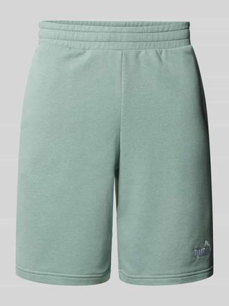 Puma Regular Fit Sweatshorts mit Label-Stitching in Lind, Gr&ouml;&szlig;e S