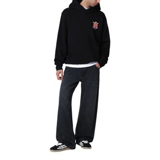 Amiri Heren, Sweatshirts & Hoodies, Zwart, Maat: XL Katoen