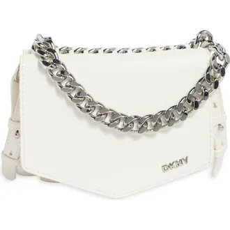 DKNY Riona Crossbody Bag in Marshmallow at Nordstrom Rack