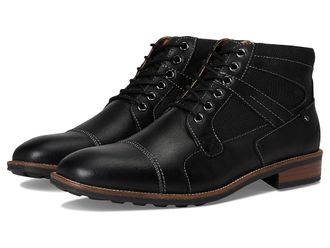 Steve Madden Jotting Mens Boots Black Leather : 10.5 D - Medium