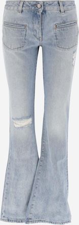 Palm Angels Light Blue Flared Jeans