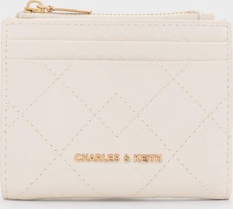 Charles & Keith Duo Quilted Small Wallet