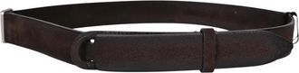 Orciani Su&egrave;de Leren Riem - Heren - Riemen - Bruin - ONE Size - Su&egrave;de - Accessoires