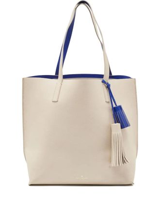 Kate Spade New York Pre-owned leather tote bag - White
