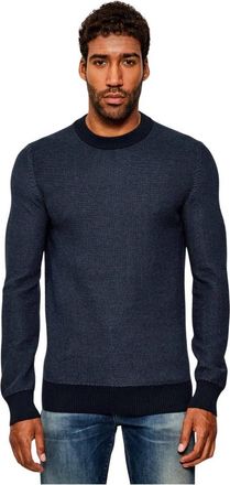 HUGO BOSS Round-neck Truien - Heren - Ronde hals truien - Blauw - S - Truien & Vesten