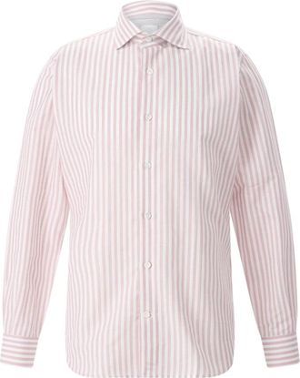Eleventy Lange mouwen shirt - Heren - Casual Overhemden - Roze - L - Katoen - Overhemden