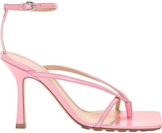 Bottega Veneta Stretch 90Mm Leather Sandals, Size 8