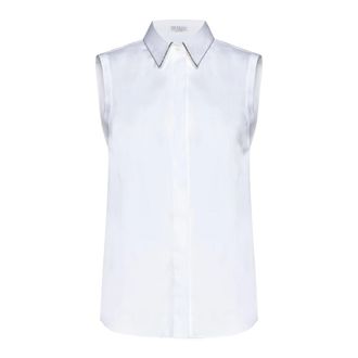 Brunello Cucinelli Mujer, Blusas y Camisas, Blanco, Talla: XL