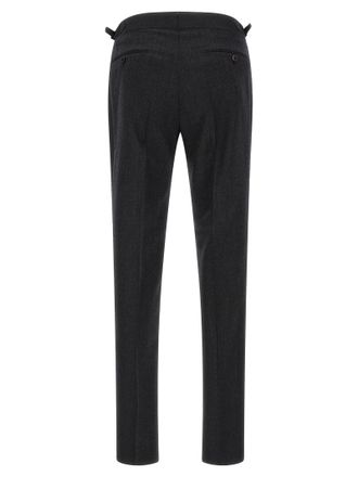 Pal Zileri Compact Wool Trousers - Gray