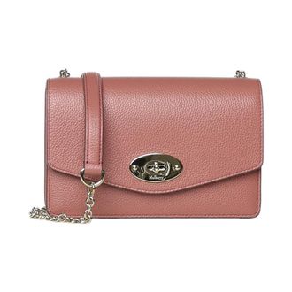 Mulberry Shoulder Bags, female, Pink, Size: ONE SIZE Small Darley