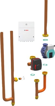 Bosch Accesorio P. Bomba De Calor Aire/agua Awmb-2hk Juego De Conexi&oacute;n A 2 Circuitos De Calefacci&oacute;n Para Awmb, 8738210339