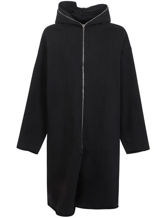Rick Owens Coat Fleece Gimp Wide Mac