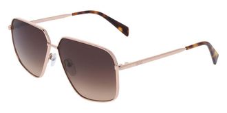 Liu Jo LJ162S 770 Mens Sunglasses Gold Size 60