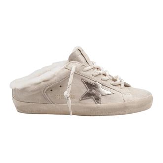 Golden Goose Sneakers, female, White, Size: 7 US Super-Star Sabot Double Quarter