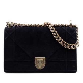 Dior Pre-owned Dior Small Velvet Diorama Flap Ladies WO7VU1HDU2L3W2KV