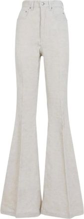 Rick Owens Pantaloni a coste - Bianco