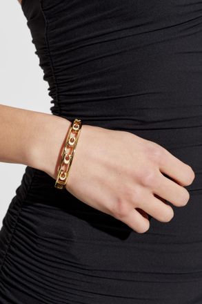 Coach Bracelet With Logo, Womens, Gold