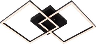 Lucide L&aacute;mpara de techo de aluminio con 1 led integrado, negro