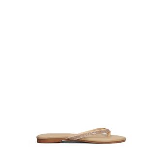 MC2 Saint Barth Flip Flops, female, Brown, Size: 10 US Thong Sandal
