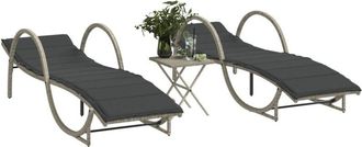 vidaXL Estructura De Cama En Esquina Gris Oscuro 100 X 200 Cm