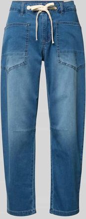 Buena Vista Barrel Fit Jeans mit Schn&uuml;rung in Jeansblau, Gr&ouml;&szlig;e XXS