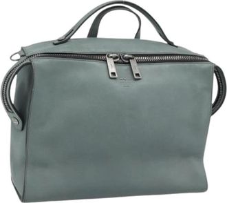 Fendi Pre-owned Hand Bag - Dames - Vintage Handtas - Groen - ONE Size - Leer - Vintage
