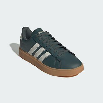 adidas Womens GRAND COURT 2.0 SHOES - Grey - Size UK 8.5