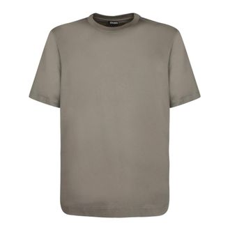 Ermenegildo Zegna Uh335A3 T-shirt - male - Zegna - T-Shirts - Beige - 2XL - Tops
