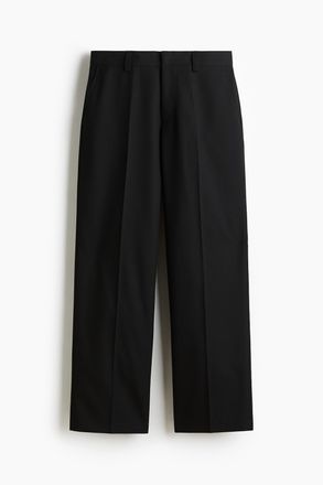H&M Elegante Hose in Relaxed Fit - Schwarz
