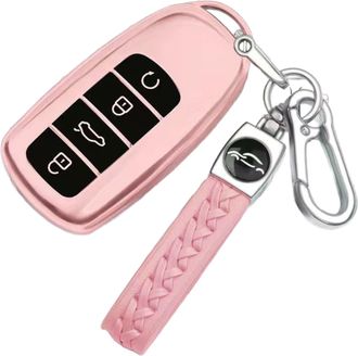 Generic Car Key Fob Cover fit for Chery Jaecoo J7 J8 J9 Tiggo 8 Pro Tiggo 8plus 5 Plus 7pro Tiggo 7 Pro Max Omoda 5 C5, Keyring Key Case Accessories,C