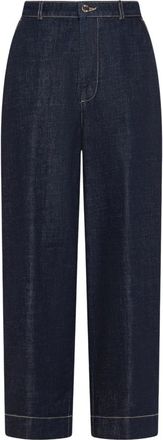 Seventy Wide Jeans - Dames - Loose Fit Jeans - Blauw - S - Denim - Jeans