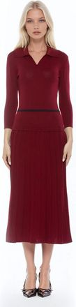 Alexia Admor Sable Dress in Burgundy at Nordstrom, Size X-Small