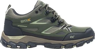 Regatta Mens Holcombe 3 Low Walking Boots (Dark Khaki/Light Sage) - Olive - Size UK 6.5
