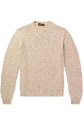 Loro Piana Silk, Cashmere and Linen-Blend Sweater