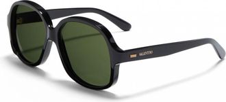 Valentino Green Irregular Unisex Sunglasses VLS-177 A 59