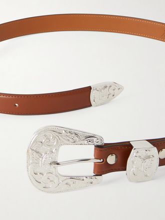 Needles Papillon 2.5cm Leather Belt
