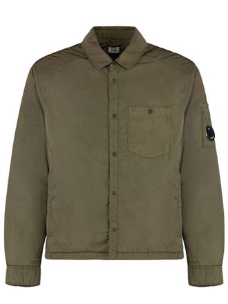 C.P. Company Black Chrome-R Polyamide Casual Shirt