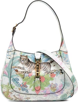 Gucci Pre-owned Gucci Small Calfskin Tiger Jackie 1961 Crossbody Ladies 636709 520981