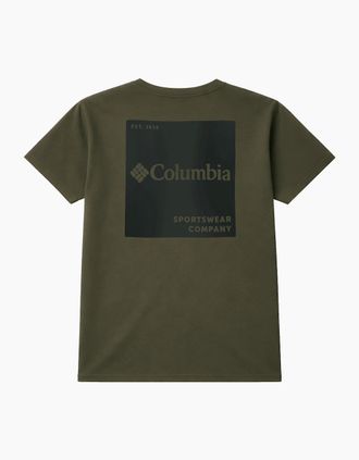 Columbia Mens Columbia CSC Back Logo T-Shirt - Tan - Size: 42
