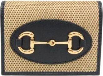 Gucci Pre-owned Wallets, female, Beige, Size: ONE SIZE Pre-owned Canvas Wallet