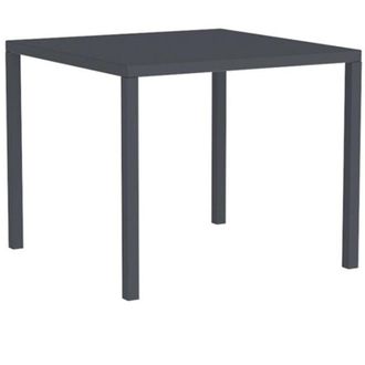 Vermobil Vermobil - Tavolo autolivellante ed impilabile Quatris in acciaio per bar e ristoranti Made in Italy -Fango / 70 x 70 cm