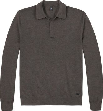 Wahts Mens Knitwear Dark Brown Melange / XXL