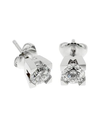 Harry Winston Platinum 1.41 ct. tw. Diamond Studs (Authentic Pre-Loved)