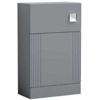 Nuie Nuie - Deco Back to Wall wc Unit 500mm Wide - Satin Grey