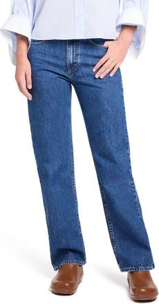 TWP Kent High Waist Straight Leg Jeans in Paris at Nordstrom, Size 28